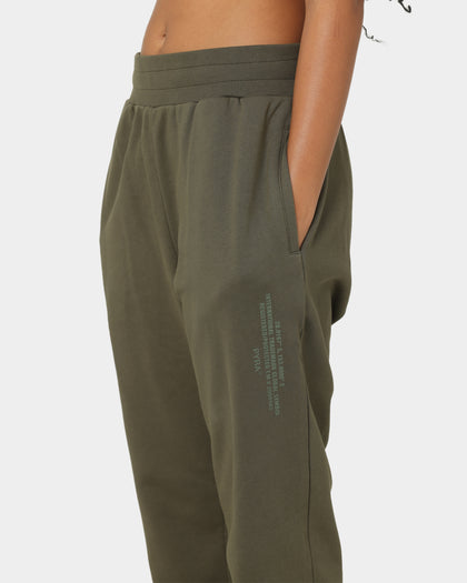 PYRA Women's TM Standard Track Pants Dark Olive