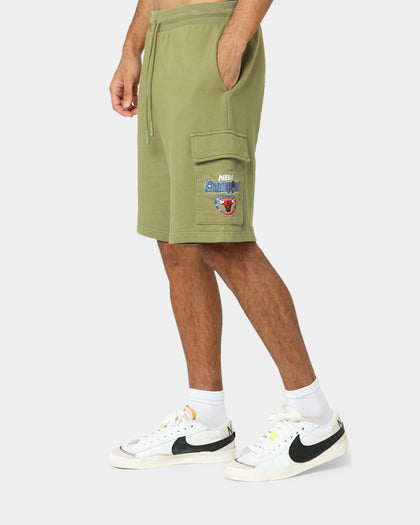 Mitchell & Ness Chicago Bulls Cargo Shorts Olive