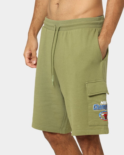 Mitchell & Ness Chicago Bulls Cargo Shorts Olive
