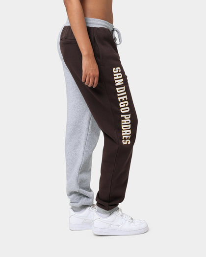 Majestic Athletic San Diego Padres All Team Champs Track Pants Yellow/Grey Marle