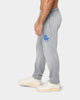 Majestic Athletic Los Angeles Dodgers Solarised Contrast Logo Track Pants Warm Grey