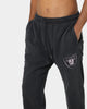 Majestic Athletic Las Vegas Raiders Solarised Contrast Logo Track Pants Faded Black
