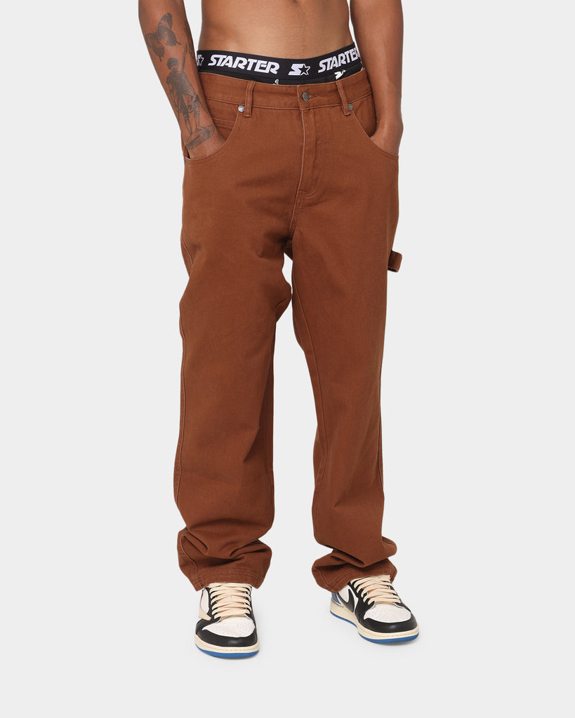 Starter 95' Relaxed Chino Pants Brown | Culture Kings