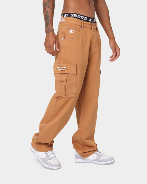 Starter Sideline Super Relaxed Cargo Jeans Wheat