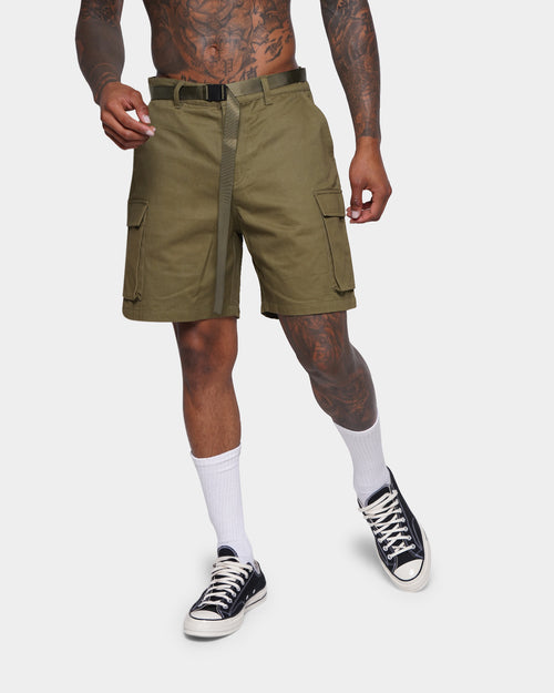 XXIII Dehaan Buckle Shorts Khaki