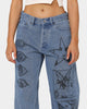 Obey Hard Work Dreams Denim Jeans Light Indigo