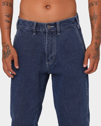 Obey Hardwork Carpenter Denim Jeans Stonewash Indigo