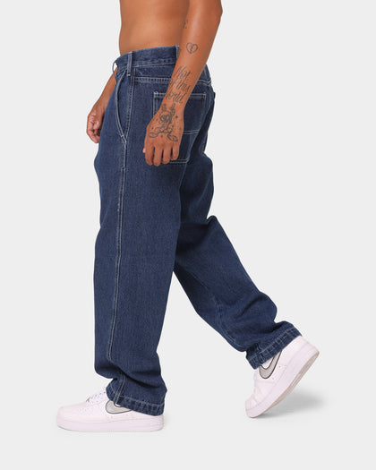 Obey Hardwork Carpenter Denim Jeans Stonewash Indigo