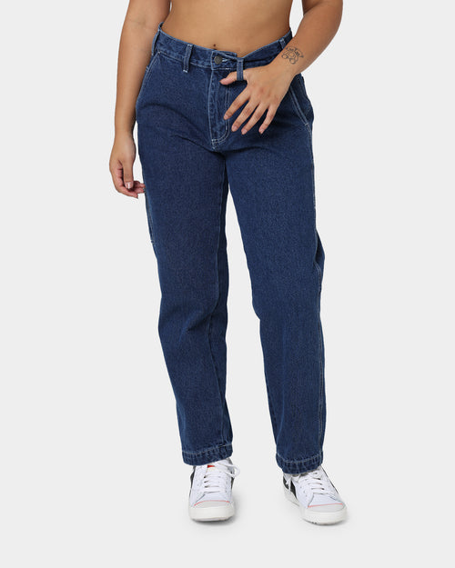 Obey Hardwork Carpenter Denim Jeans Stonewash Indigo