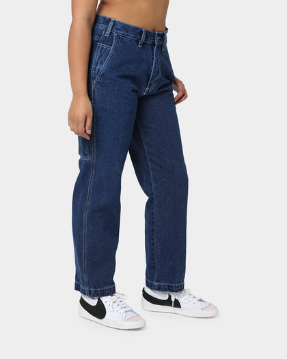 Obey Hardwork Carpenter Denim Jeans Stonewash Indigo
