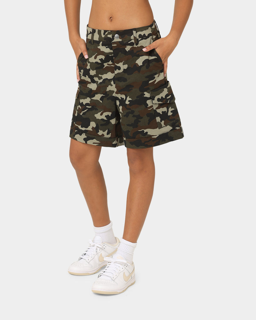 Camo Cargo Shorts Womens Short Camouflage Femme Shop Cadet Camo
