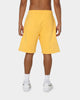 XLARGE Text Sweat Shorts Yellow