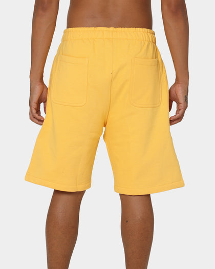 XLARGE Text Sweat Shorts Yellow