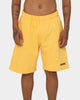 XLARGE Text Sweat Shorts Yellow