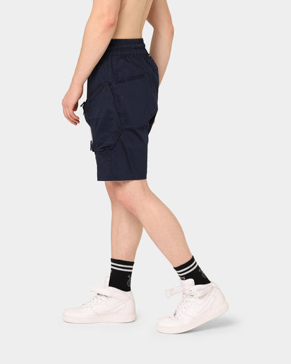 The Anti Order Neo Military Cargo Shorts Dark Navy