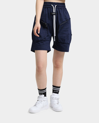 The Anti Order Neo Military Cargo Shorts Dark Navy