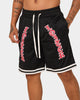 Loiter Script Ball Shorts Black