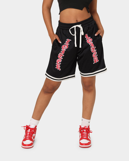 Loiter Script Ball Shorts Black