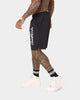 Saint Morta Scripted Beach Shorts Black