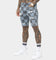 Saint Morta Vintage Checks Denim Shorts Stone Wash Blue