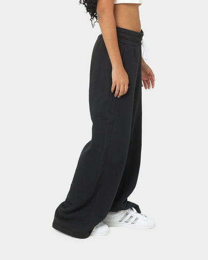 Adidas Women's Studio Lounge Fleece Track Pants Black