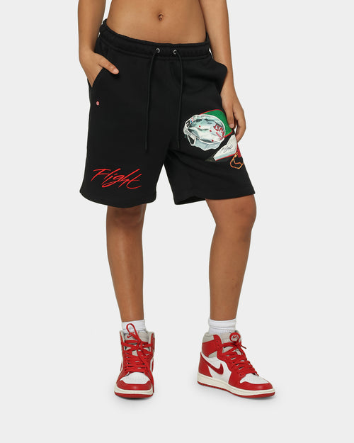 Jordan Flight Artist Series Fleece Shorts Black/Sail