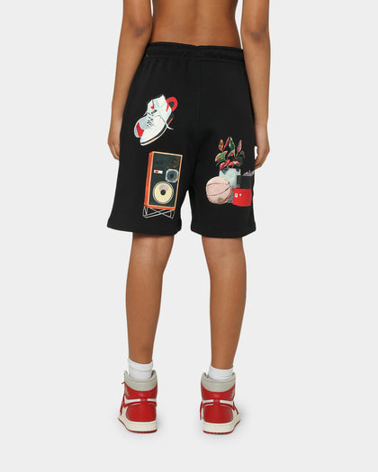 Jordan Flight Artist Series Fleece Shorts Black/Sail