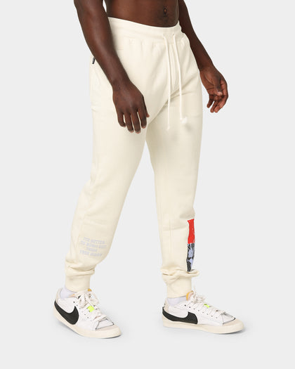 Dead Studios Flower Track Pants Bone/Red/Black