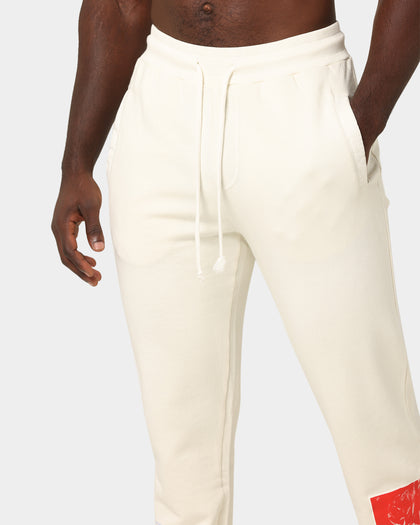 Dead Studios Flower Track Pants Bone/Red/Black