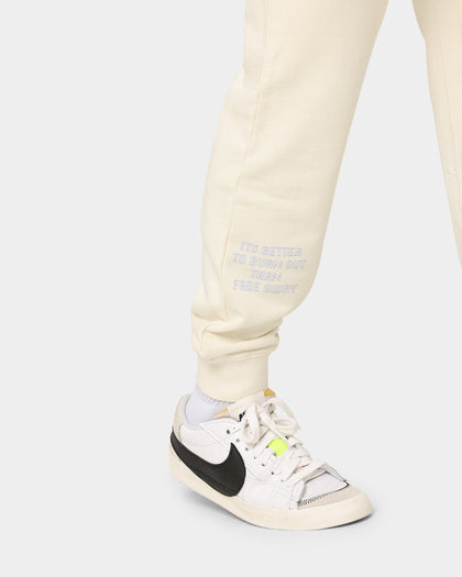 Dead Studios Flower Track Pants Bone/Red/Black