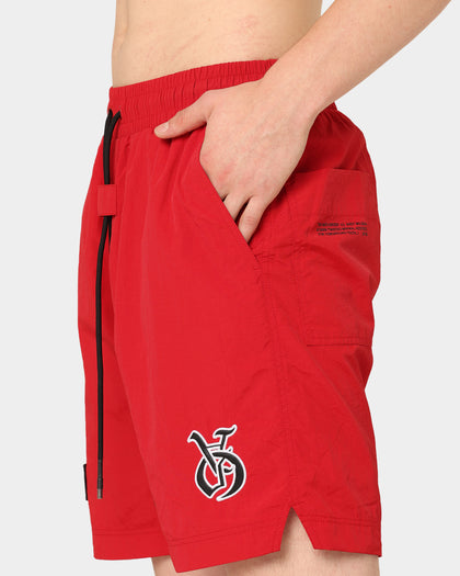 The Anti Order Antidote Beach Shorts Red