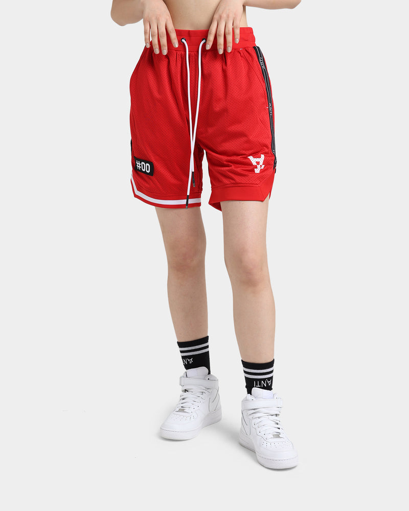 The Anti Order Off Season Basketball Shorts Red/White