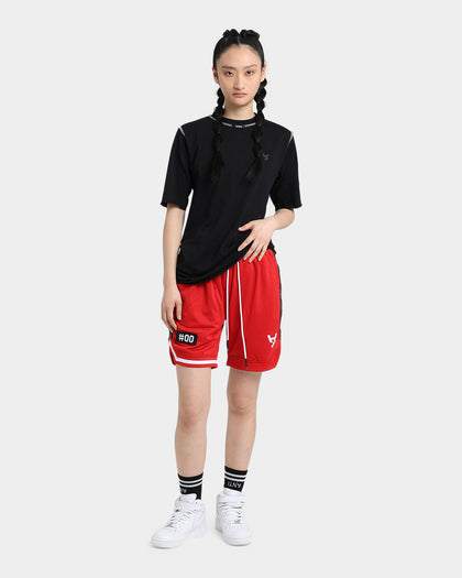 The Anti Order Off Season Basketball Shorts Red/White