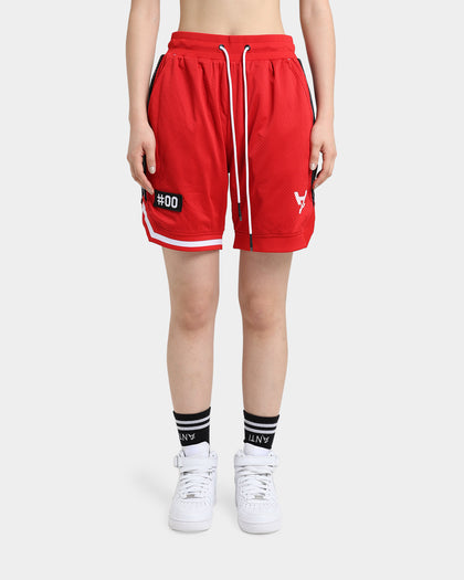 The Anti Order Off Season Basketball Shorts Red/White