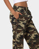 X-Girl Women's Easy Straight Pant Camo