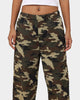 X-Girl Women's Easy Straight Pant Camo