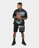 Loiter Void Multi Logo Walk Shorts Black