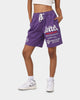 Loiter Void Multi Logo Walk Shorts Purple