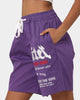 Loiter Void Multi Logo Walk Shorts Purple