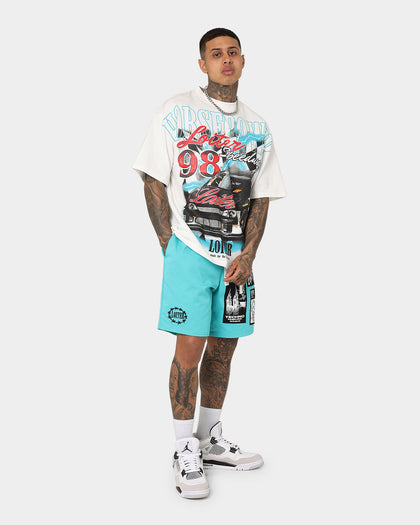 Loiter Nightcrawler Walk Shorts Turquoise