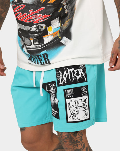 Loiter Nightcrawler Walk Shorts Turquoise