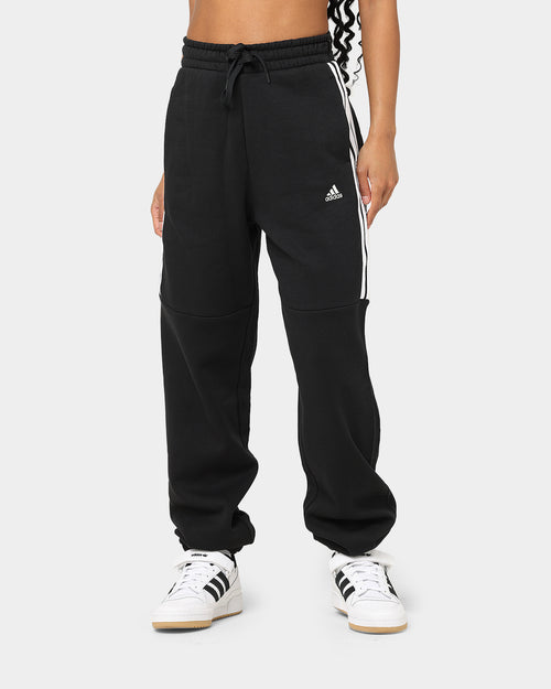 Adidas Women's Hyperglam High Rise Sweat Pants Black