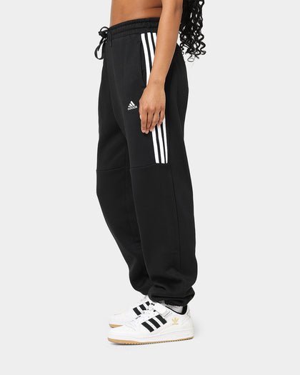 Adidas Women's Hyperglam High Rise Sweat Pants Black