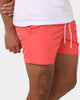 Calvin Klein Medium Double Waistband Swim Shorts Coral Crush