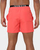 Calvin Klein Medium Double Waistband Swim Shorts Coral Crush