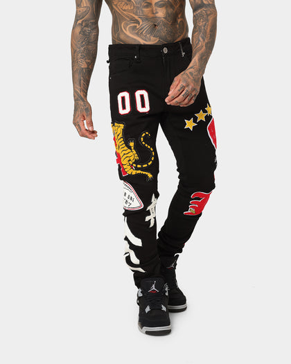Lifted Anchors "Scholar" Denim Pants Black