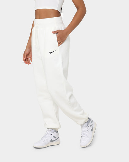 Nike Women's Nike Sportswear Style Fleece High-Waisted Oversized Sweatpants Black/Sail