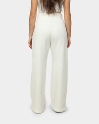 Nike Women's Sportswear Phoenix Fleece High Waisted Wide Leg Sweat Pants Black/Sail