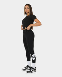 Nike Women's High-Waisted Leggings Black/White