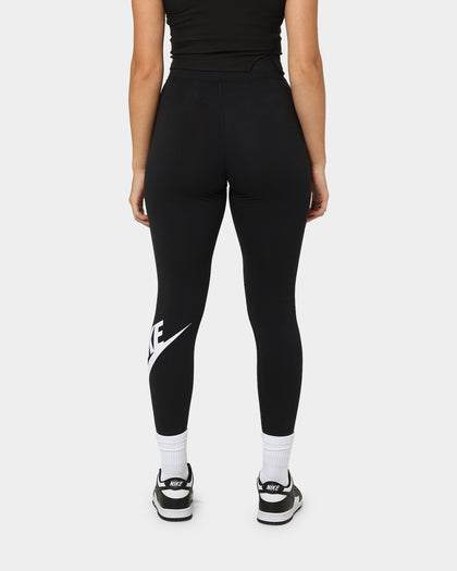 Nike Women's High-Waisted Leggings Black/White